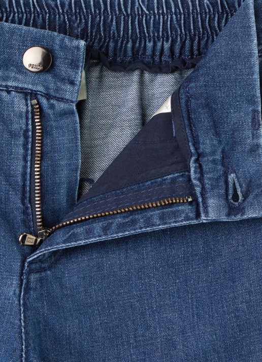 Fendi Straight leg jeans met donkere wassing - detail indigo
