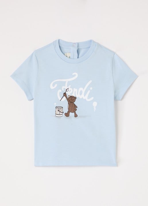 Fendi T-shirt met logoprint