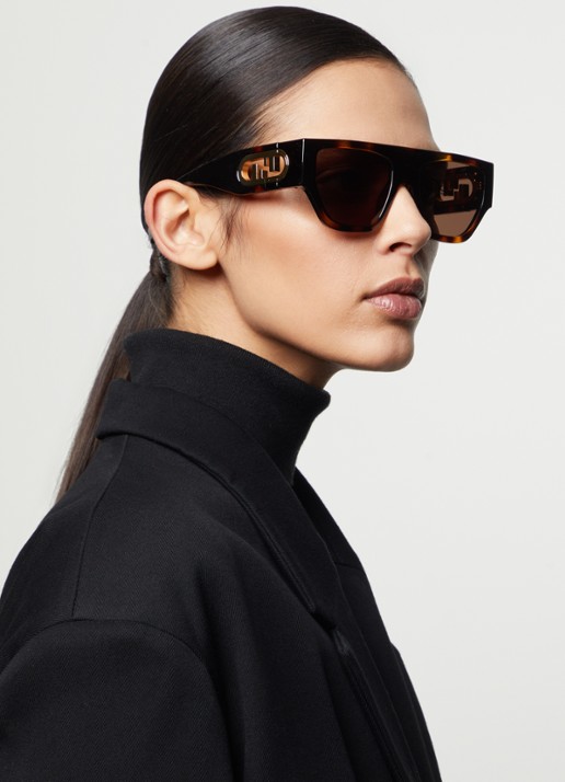 Fendi Zonnebril FE40108U - voorkant 5 bruin
