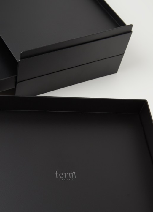 ferm LIVING 2x2 organizer - detail 3 zwart