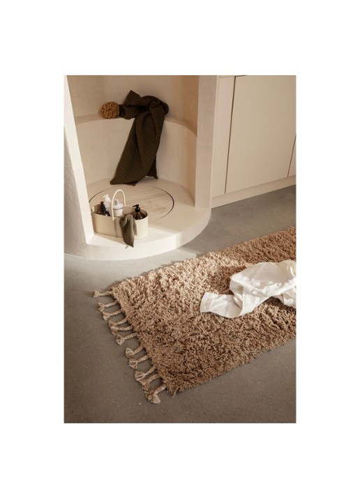 ferm LIVING Ammas vloerkleed 70 x 50 cm - voorkant 3 beige