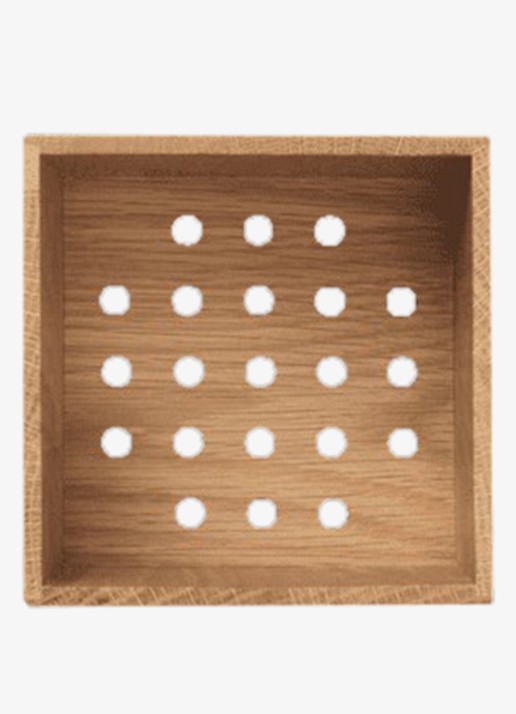 ferm LIVING Bon garlic opbergbox 12 x 12 cm - detail 3 naturel