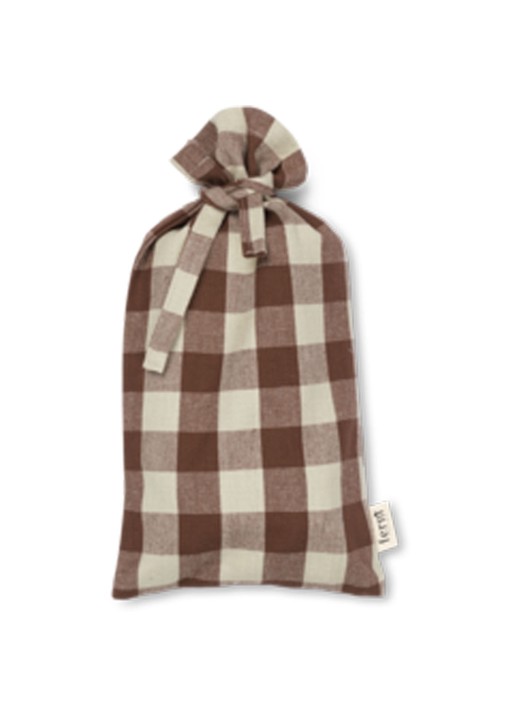 ferm LIVING Bothy servetten van  katoen 40 x 40 cm set van 4 - detail 3 roodbruin