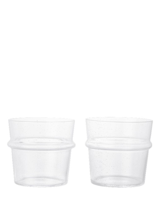 ferm LIVING Boya drinkglas zet van 2