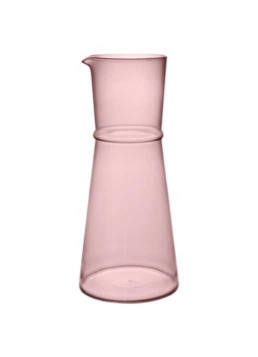 ferm LIVING Boya karaf 1,35 liter - voorkant roze