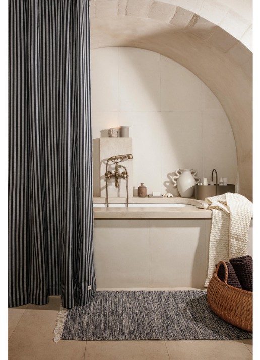 ferm LIVING Braided opbergmand 60 cm - detail beige