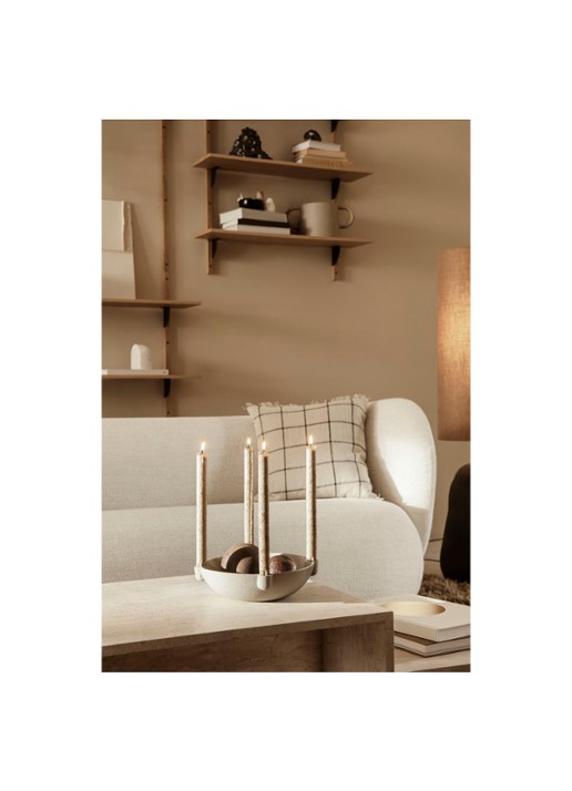 ferm LIVING Calm sierkussen 48 x 48 cm - voorkant 5 camel