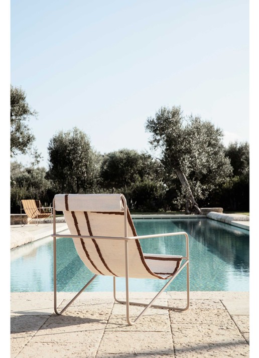 ferm LIVING Desert fauteuil onderstel  - detail 6 beige