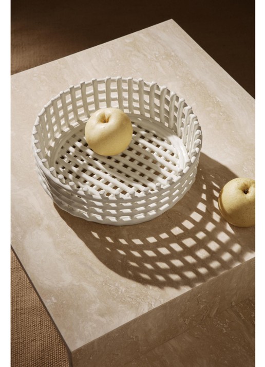 ferm LIVING Distinct salontafel 100 x 55 cm - detail 2 beige