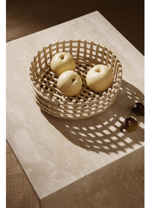 ferm LIVING Distinct salontafel 100 x 55 cm - detail 3 beige
