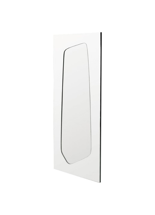 ferm LIVING Folia wandspiegel 55 x 135 cm - detail 3 zilver
