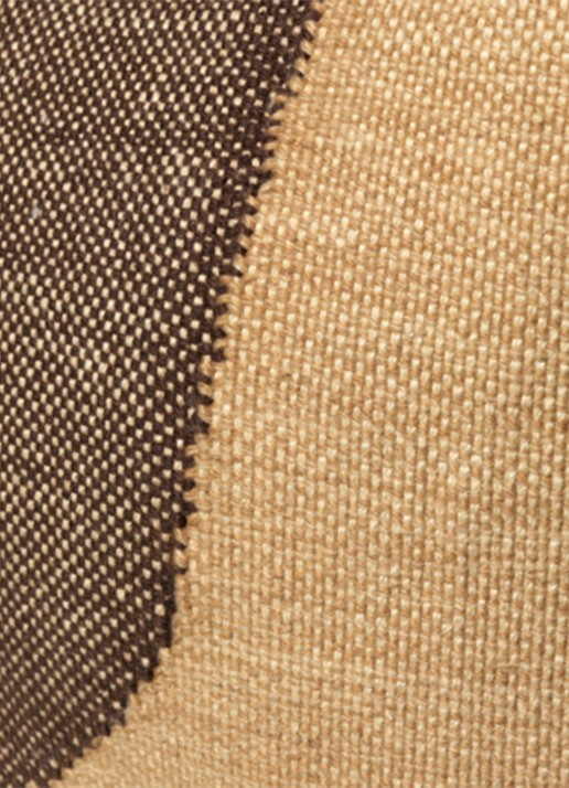 ferm LIVING Forene poef 60 x 60 cm - achterkant bruin