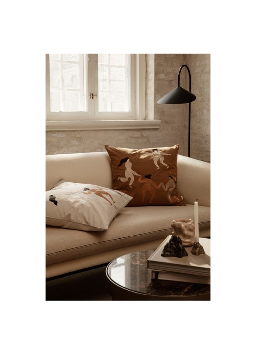 ferm LIVING Free sierkussen 50 x 50 cm - detail 3 creme