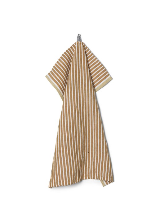 ferm LIVING Hale theedoek 70 x 50 cm - voorkant 4 lichtbruin
