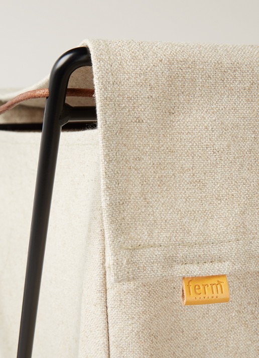 ferm LIVING Herman wasmand 65 cm - detail 3 beige
