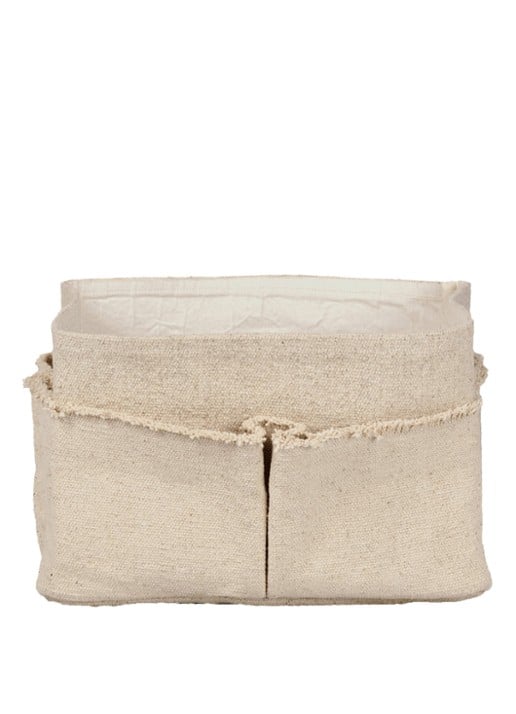 ferm LIVING Hokan mand 18 x 30 cm - voorkant beige