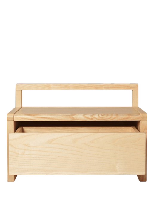 ferm LIVING Little Architect opbergbank - voorkant 3 lichtgrijs