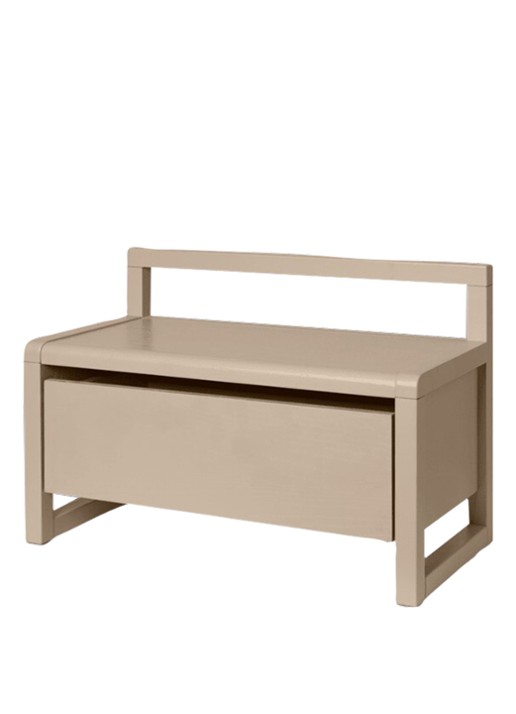 ferm LIVING Little Architect opbergbank - achterkant 2 ivoor