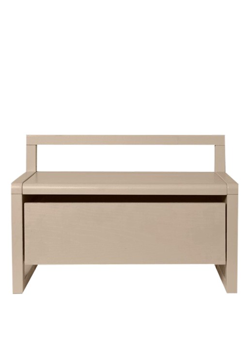 ferm LIVING Little Architect opbergbank - voorkant 3 ivoor