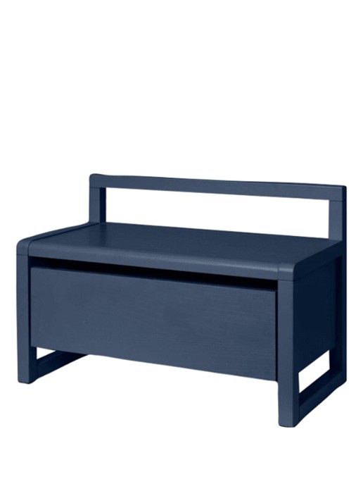 ferm LIVING Little Architect opbergbank - achterkant 3 donkerblauw