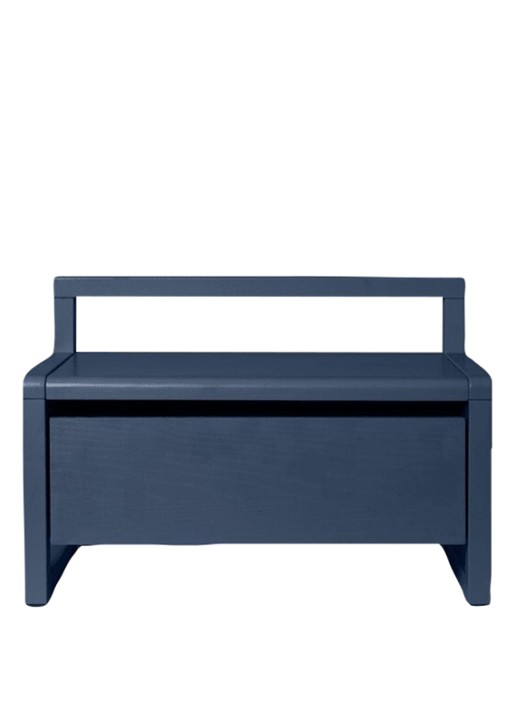 ferm LIVING Little Architect opbergbank - voorkant donkerblauw