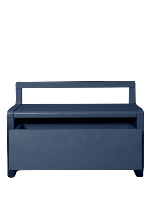 ferm LIVING Little Architect opbergbank - voorkant 2 donkerblauw