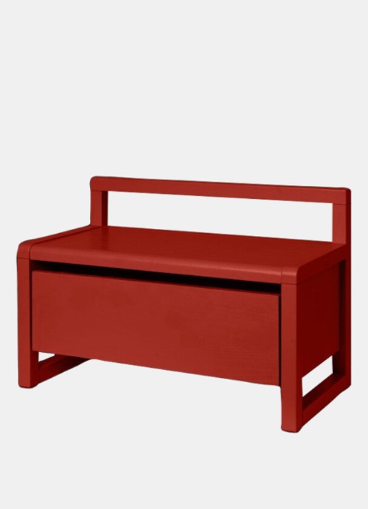 ferm LIVING Little Architect opbergbank - achterkant 3 rood