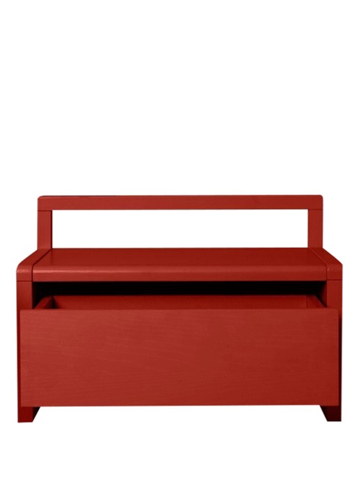 ferm LIVING Little Architect opbergbank - voorkant 2 rood