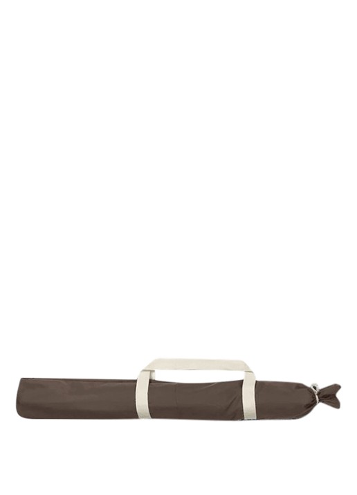 ferm LIVING Lull parasol 225 cm - achterkant 3 chocoladebruin
