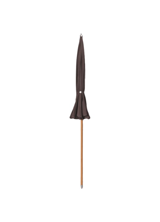 ferm LIVING Lull parasol 225 cm - voorkant 2 chocoladebruin