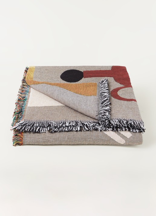 ferm LIVING Mirage plaid 170 x 120 cm - voorkant 2 grijs