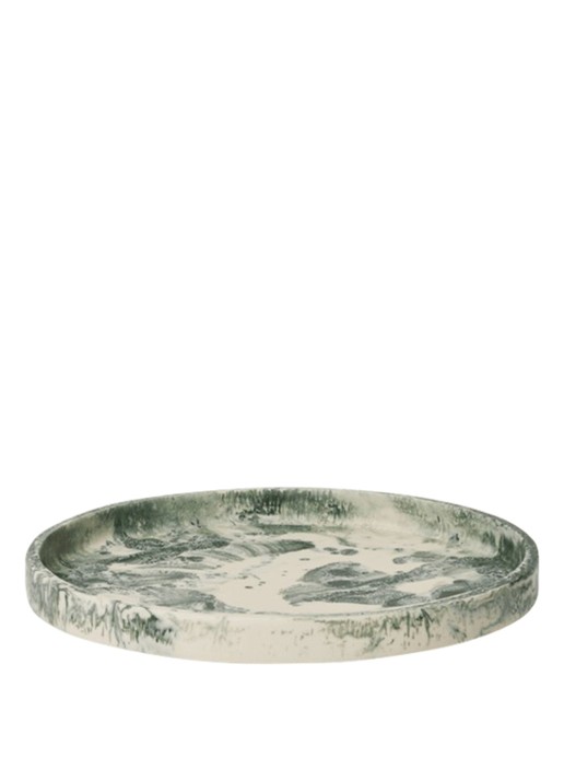 ferm LIVING Mist dienblad Ø30 cm - voorkant gebroken wit