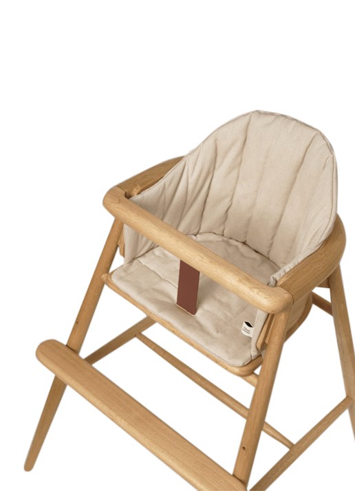 ferm LIVING Muru hoge stoel - achterkant 3 zand