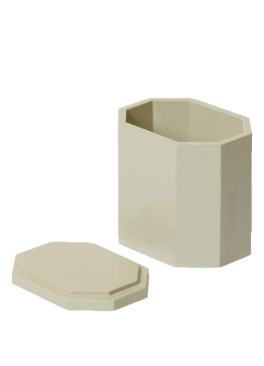 ferm LIVING Nova opbergdoos 10 x 7,5 cm - voorkant 3 beige