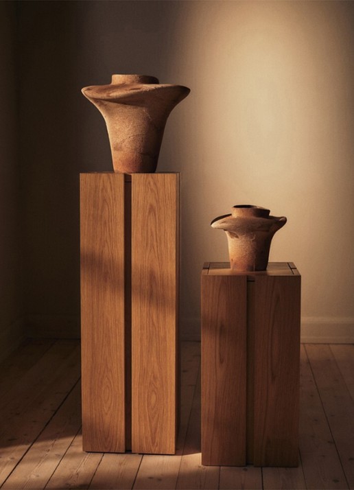 ferm LIVING Parcel sokkel 90 cm - achterkant naturel