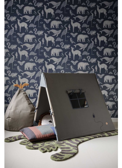 ferm LIVING Pear zitzak  - voorkant 6 oudroze