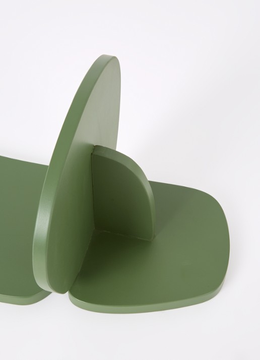 ferm LIVING Pilu wandelement L 40 cm - detail donkergroen