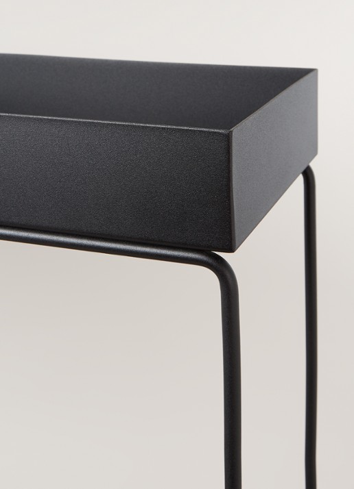 ferm LIVING Plant Box plantenbak voor binnen 75 cm - detail 3 zwart