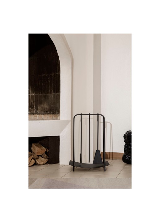 ferm LIVING Port haardset 4-delig - voorkant 3 zwart