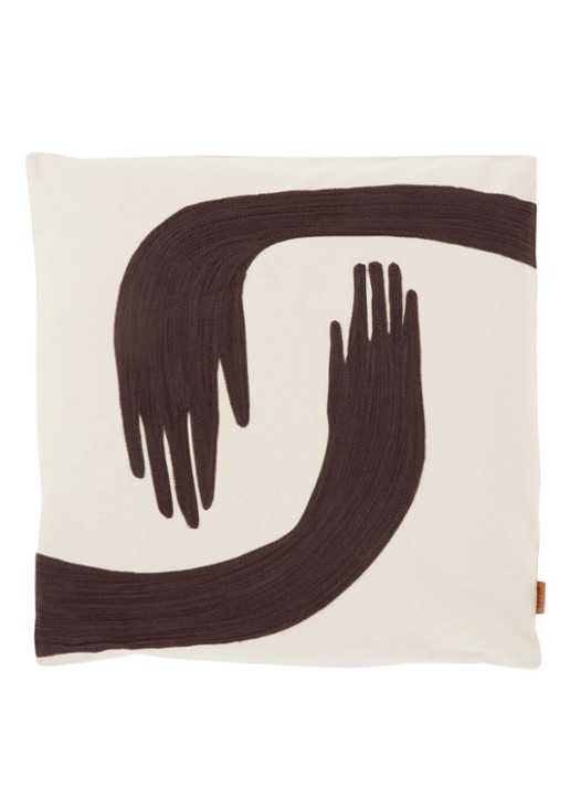 ferm LIVING Pose kussensloop van  katoen 48 x 48 cm