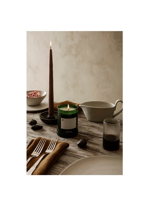 ferm LIVING Ripple Verrines drinkglas set van 4 - voorkant 2 lichtgrijs