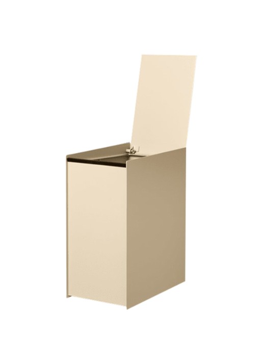 ferm LIVING Sama prullenbak 6 liter - detail 3 gebroken wit