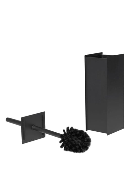 ferm LIVING Sama toiletborstel met houder - detail 3 zwart