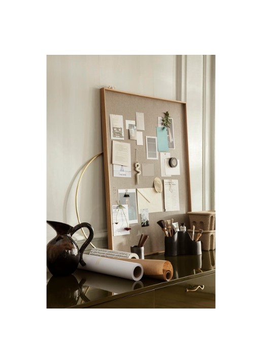ferm LIVING Scenery prikboard L 75 x 100 cm - voorkant 2 beige