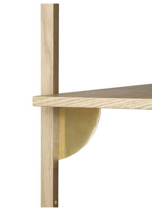 ferm LIVING Sector Shelf wandplank 87 cm - detail 4 beige