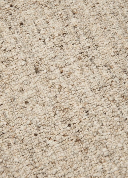 ferm LIVING Seifa vloerkleed in wolblend 140 x 200 cm - detail beige