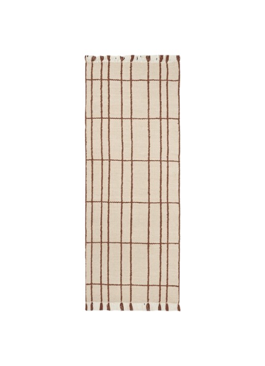 ferm LIVING Sen vloerkleed in wolblend 80 x 200 cm