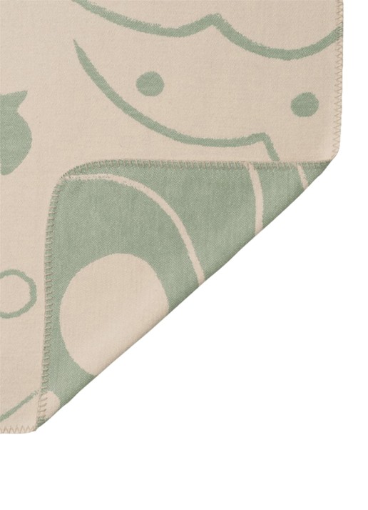 ferm LIVING Skye plaid 120 x 80 cm - detail 4 lindegroen
