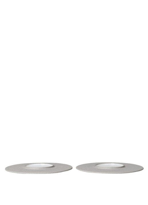 ferm LIVING Sonae gebaksbordje 22 cm - detail lichtgrijs