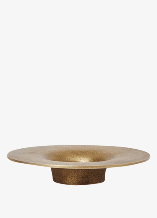 ferm LIVING Soothe kandelaar - voorkant brons